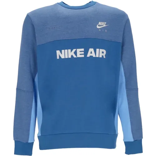 Air Brushed-Back Crewneck Sweatshirt - Nike - Modalova