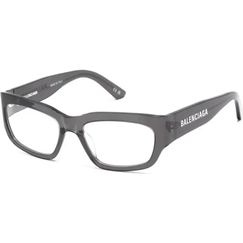 Graue Optische Brille, vielseitig und stilvoll - Balenciaga - Modalova