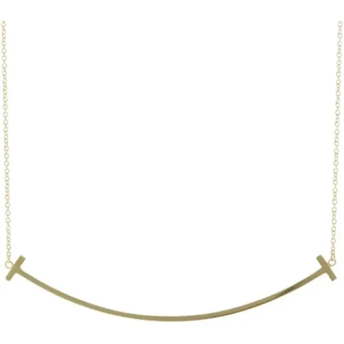 Pre-owned Gold necklaces , female, Sizes: ONE SIZE - Tiffany & Co. Pre-owned - Modalova