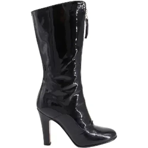 Pre-owned Leather boots , female, Sizes: 7 UK - Valentino Vintage - Modalova