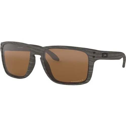 Holbrook XL Sunglasses Woodgrain Prizm Tungsten , male, Sizes: 59 MM - Oakley - Modalova