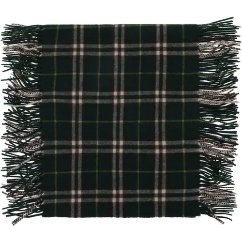 Check cashmere scarf , female, Sizes: ONE SIZE - Burberry - Modalova