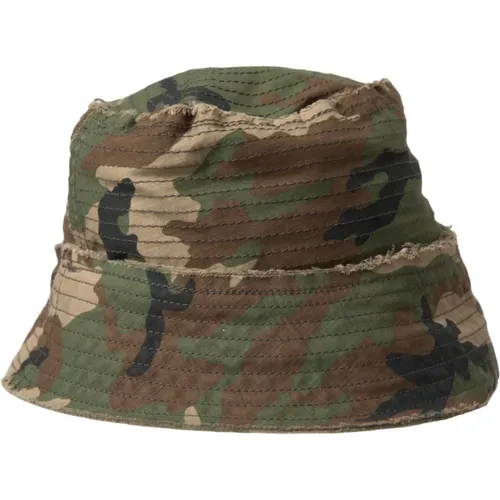 Camouflage Bucket Hat Men , male, Sizes: 58 CM, 59 CM - Dolce & Gabbana - Modalova