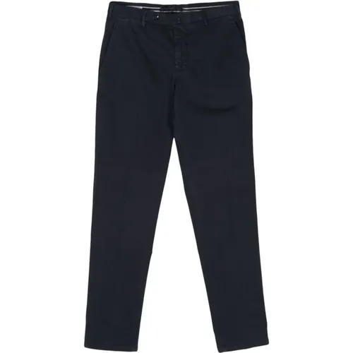 Textured Cotton Trousers , male, Sizes: XL, 2XL, L - Luigi Bianchi Mantova - Modalova