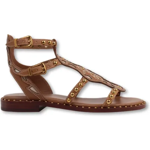 Studded Flat Sandalen , Damen, Größe: 38 EU - Ash - Modalova