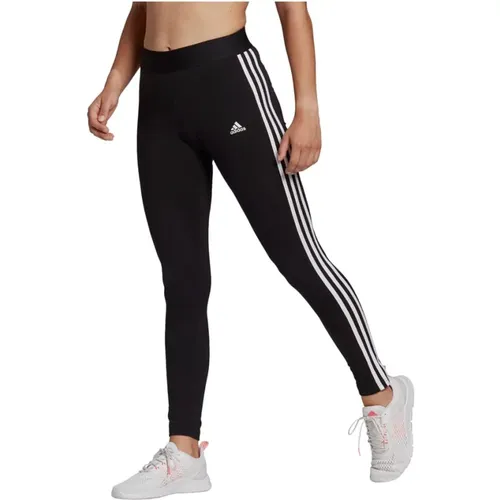 Essentials 3-Stripes Leggings , Damen, Größe: S - Adidas - Modalova