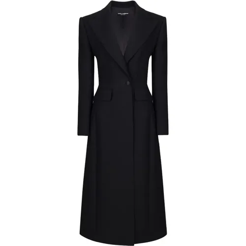 Coats - Cappotto , female, Sizes: M, S - Dolce & Gabbana - Modalova