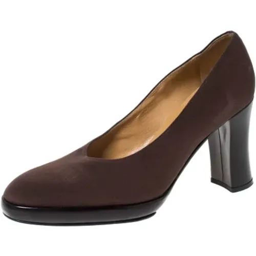 Pre-owned Fabric heels , female, Sizes: 2 UK - Casadei Pre-owned - Modalova