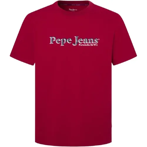 Somers T-Shirt , Herren, Größe: M - Pepe Jeans - Modalova