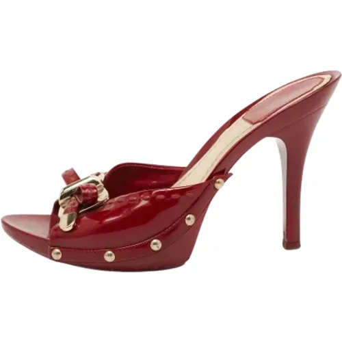 Pre-owned Leather sandals , female, Sizes: 4 UK - Dior Vintage - Modalova