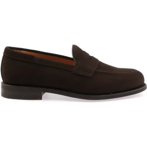 Elegant Suede Laced Shoes , male, Sizes: 10 UK, 8 UK, 12 UK, 6 UK, 7 1/2 UK, 11 UK, 5 UK - Berwick - Modalova