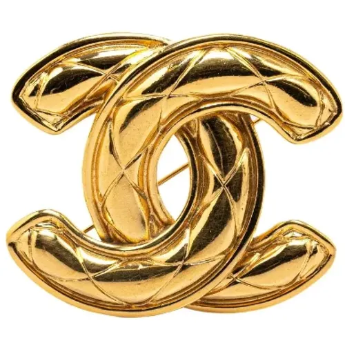 Pre-owned Metal brooches , female, Sizes: ONE SIZE - Chanel Vintage - Modalova