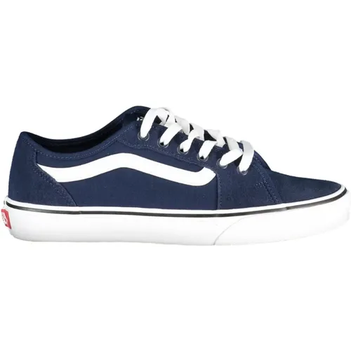 Blaue Herren Sportschuhe mit Kontrastdetails , Herren, Größe: 42 EU - Vans - Modalova