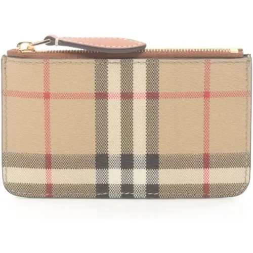 Pre-owned Canvas wallets , female, Sizes: ONE SIZE - Burberry Vintage - Modalova