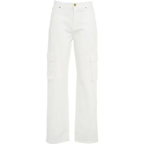 Weiße Jeans Ss24 Damenbekleidung , Damen, Größe: W28 - pinko - Modalova