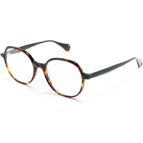 Grüne Optische Brille für den Alltag , Damen, Größe: 52 MM - Gigi Studios - Modalova