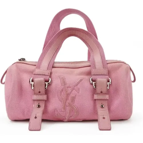 Pre-owned Canvas handbags , female, Sizes: ONE SIZE - Yves Saint Laurent Vintage - Modalova