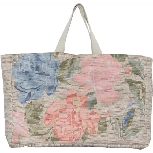 Floral Bag with Sturdy Handles , female, Sizes: ONE SIZE - Gustav - Modalova