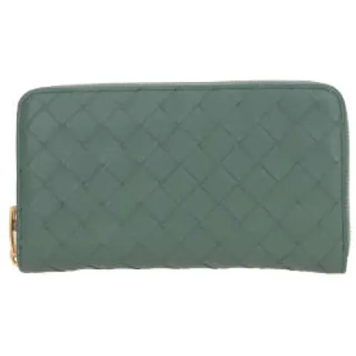 Nappa Leather Wallet with Zip-Around Closure , female, Sizes: ONE SIZE - Bottega Veneta - Modalova
