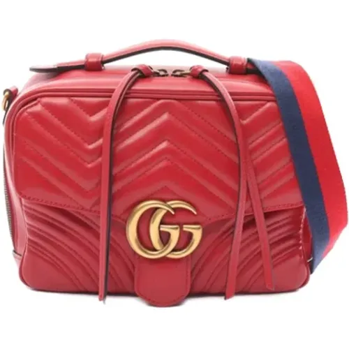 Pre-owned Leder schultertasche - Gucci Vintage - Modalova