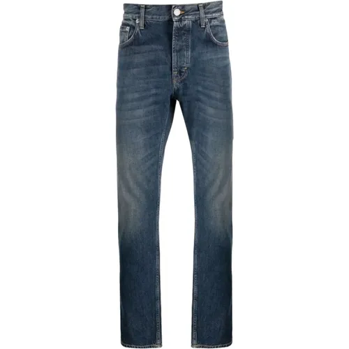 Blaue Stonewashed Skinny-Leg Jeans , Herren, Größe: W31 - DEPARTMENT FIVE - Modalova