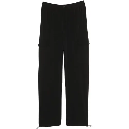 Cargo Trousers with Elastic Waist and Drawstring , female, Sizes: XS - Twinset - Modalova