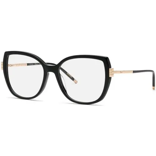 Stilvolle Schwarze Brille , unisex, Größe: 55 MM - Chopard - Modalova