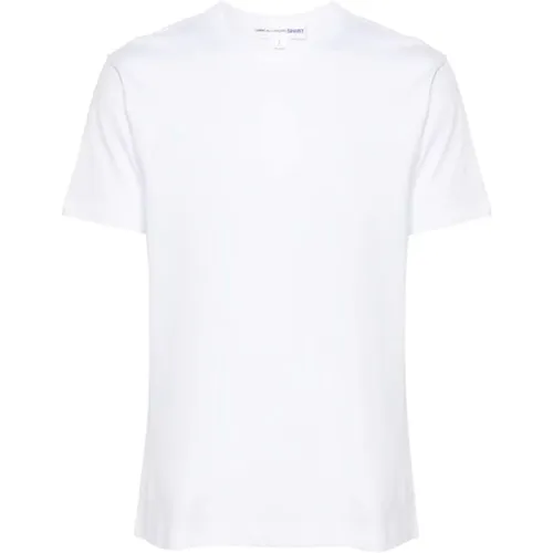 Logo Print Baumwoll T-shirt - Comme des Garçons - Modalova