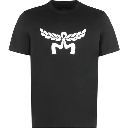 Bio-Baumwoll-Crew-Neck T-Shirt MCM - MCM - Modalova