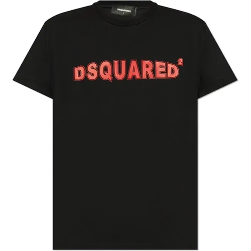 T-shirt with logo , male, Sizes: L, M, XL, S - Dsquared2 - Modalova