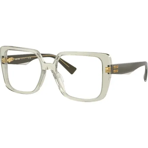 Braun/Havanna Optische Brille, vielseitig und stilvoll - Miu Miu - Modalova