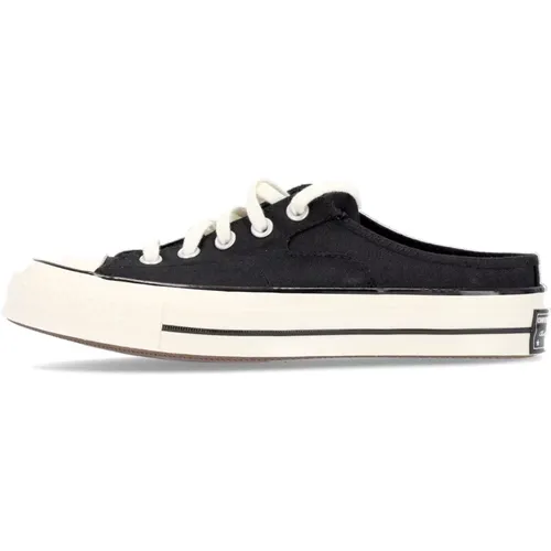 Canvas Lace-Up Mule Shoes , female, Sizes: 5 UK, 6 1/2 UK, 3 1/2 UK, 7 UK - Converse - Modalova