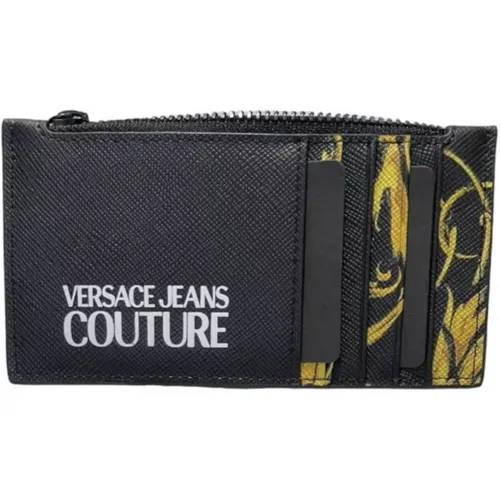 Kreditkartenhalter mit Barockdruck - Versace Jeans Couture - Modalova