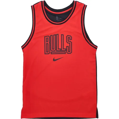 Chicago Bulls Basketball Tank Top , Herren, Größe: M - Nike - Modalova