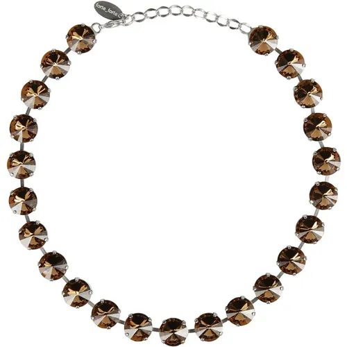 Crystal Statement Necklace , female, Sizes: ONE SIZE - Forte Forte - Modalova