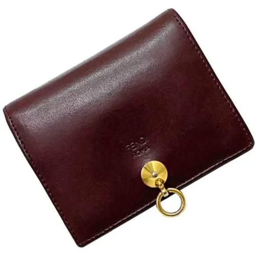 Pre-owned Leather wallets , female, Sizes: ONE SIZE - Fendi Vintage - Modalova