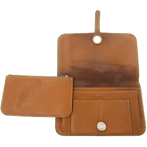 Pre-owned Leather wallets , unisex, Sizes: ONE SIZE - Hermès Vintage - Modalova