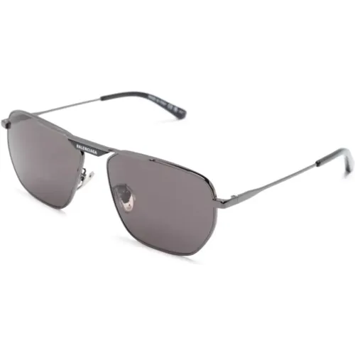 Grey Sunglasses with Accessories , male, Sizes: 61 MM - Balenciaga - Modalova