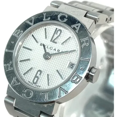 Pre-owned Stainless Steel watches , female, Sizes: ONE SIZE - Bvlgari Vintage - Modalova