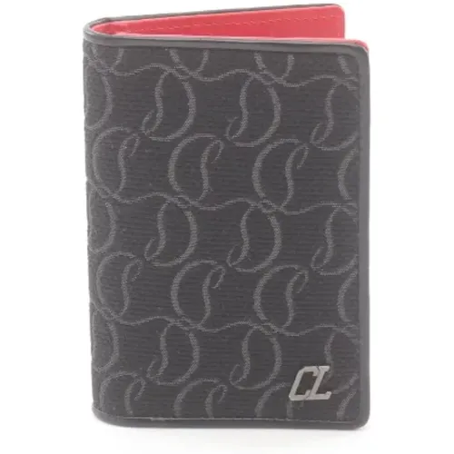 Pre-owned Canvas wallets , male, Sizes: ONE SIZE - Christian Louboutin Pre-owned - Modalova