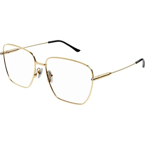 Gold Black Eyewear Frames , unisex, Sizes: 58 MM - Gucci - Modalova
