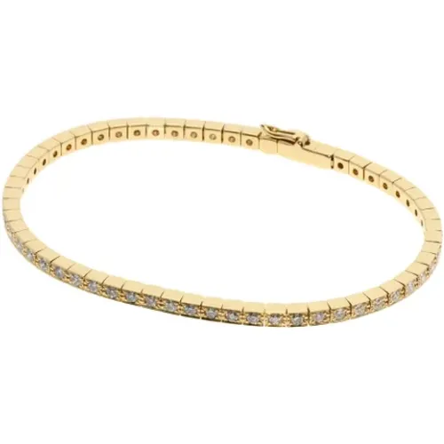 Pre-owned Gold bracelets , female, Sizes: ONE SIZE - Cartier Vintage - Modalova