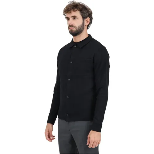 Schwarzer Cardigan für Männer - Selected Homme - Modalova