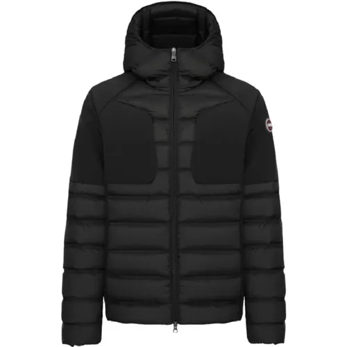 Quilted Jacket with Fixed Hood , male, Sizes: S, L, 4XL, XL, M, 3XL, 2XL - Colmar - Modalova