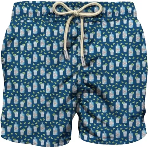 Herren Badehose Strandmode , Herren, Größe: M - MC2 Saint Barth - Modalova