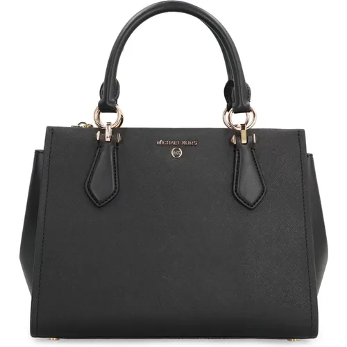 Lederhandtasche mit zwei Fächern , Damen, Größe: ONE Size - Michael Kors - Modalova