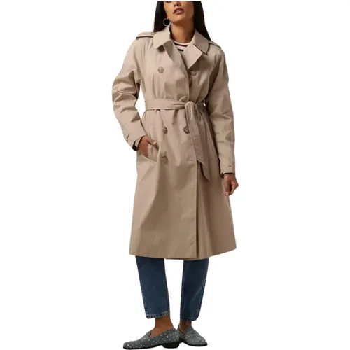 Klassischer Baumwoll-Trenchcoat - Tommy Hilfiger - Modalova