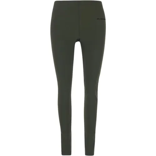 Logo Leggings, Stilvoll und Bequem , Damen, Größe: XS - Jil Sander - Modalova