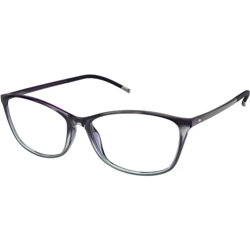 Illusion Brillenfassungen in Violett , Damen, Größe: 53 MM - Silhouette - Modalova
