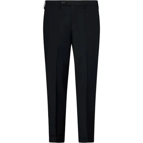 Slim-Fit Wool Blend Capri Trousers , male, Sizes: W34, W33, W36 - Michael Coal - Modalova